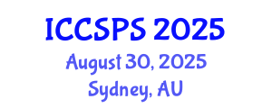 International Conference on Computer Science, Programming and Security (ICCSPS) August 30, 2025 - Sydney, Australia