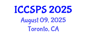 International Conference on Computer Science, Programming and Security (ICCSPS) August 09, 2025 - Toronto, Canada