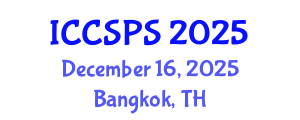 International Conference on Computer Science, Programming and Security (ICCSPS) December 16, 2025 - Bangkok, Thailand