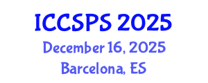 International Conference on Computer Science, Programming and Security (ICCSPS) December 16, 2025 - Barcelona, Spain