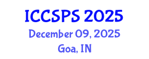 International Conference on Computer Science, Programming and Security (ICCSPS) December 09, 2025 - Goa, India
