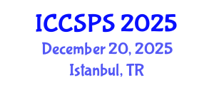International Conference on Computer Science, Programming and Security (ICCSPS) December 20, 2025 - Istanbul, Turkey