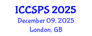 International Conference on Computer Science, Programming and Security (ICCSPS) December 09, 2025 - London, United Kingdom