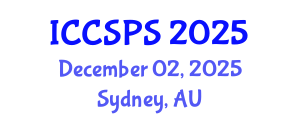International Conference on Computer Science, Programming and Security (ICCSPS) December 02, 2025 - Sydney, Australia