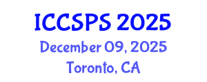 International Conference on Computer Science, Programming and Security (ICCSPS) December 09, 2025 - Toronto, Canada