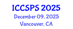 International Conference on Computer Science, Programming and Security (ICCSPS) December 09, 2025 - Vancouver, Canada