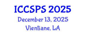 International Conference on Computer Science, Programming and Security (ICCSPS) December 13, 2025 - Vientiane, Laos