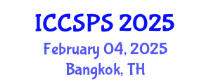 International Conference on Computer Science, Programming and Security (ICCSPS) February 04, 2025 - Bangkok, Thailand