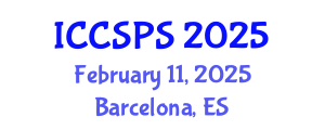 International Conference on Computer Science, Programming and Security (ICCSPS) February 11, 2025 - Barcelona, Spain