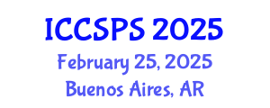 International Conference on Computer Science, Programming and Security (ICCSPS) February 25, 2025 - Buenos Aires, Argentina