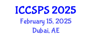 International Conference on Computer Science, Programming and Security (ICCSPS) February 15, 2025 - Dubai, United Arab Emirates
