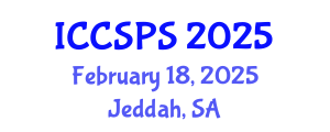 International Conference on Computer Science, Programming and Security (ICCSPS) February 18, 2025 - Jeddah, Saudi Arabia