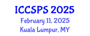 International Conference on Computer Science, Programming and Security (ICCSPS) February 11, 2025 - Kuala Lumpur, Malaysia