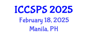 International Conference on Computer Science, Programming and Security (ICCSPS) February 18, 2025 - Manila, Philippines