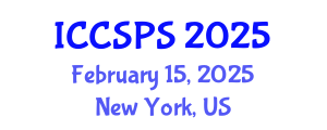 International Conference on Computer Science, Programming and Security (ICCSPS) February 15, 2025 - New York, United States