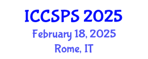 International Conference on Computer Science, Programming and Security (ICCSPS) February 18, 2025 - Rome, Italy
