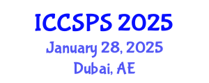 International Conference on Computer Science, Programming and Security (ICCSPS) January 28, 2025 - Dubai, United Arab Emirates