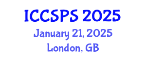 International Conference on Computer Science, Programming and Security (ICCSPS) January 21, 2025 - London, United Kingdom