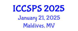 International Conference on Computer Science, Programming and Security (ICCSPS) January 21, 2025 - Maldives, Maldives