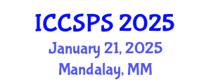 International Conference on Computer Science, Programming and Security (ICCSPS) January 21, 2025 - Mandalay, Myanmar