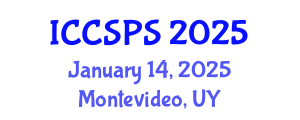 International Conference on Computer Science, Programming and Security (ICCSPS) January 14, 2025 - Montevideo, Uruguay