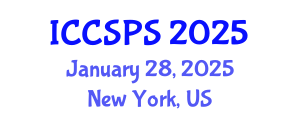 International Conference on Computer Science, Programming and Security (ICCSPS) January 28, 2025 - New York, United States