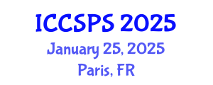 International Conference on Computer Science, Programming and Security (ICCSPS) January 25, 2025 - Paris, France