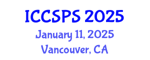International Conference on Computer Science, Programming and Security (ICCSPS) January 11, 2025 - Vancouver, Canada