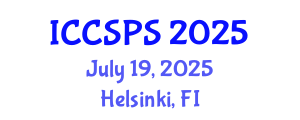 International Conference on Computer Science, Programming and Security (ICCSPS) July 19, 2025 - Helsinki, Finland