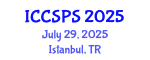 International Conference on Computer Science, Programming and Security (ICCSPS) July 29, 2025 - Istanbul, Turkey
