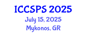 International Conference on Computer Science, Programming and Security (ICCSPS) July 15, 2025 - Mykonos, Greece