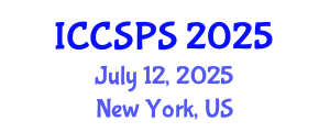 International Conference on Computer Science, Programming and Security (ICCSPS) July 12, 2025 - New York, United States