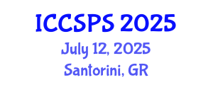 International Conference on Computer Science, Programming and Security (ICCSPS) July 12, 2025 - Santorini, Greece