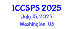 International Conference on Computer Science, Programming and Security (ICCSPS) July 15, 2025 - Washington, United States