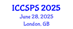 International Conference on Computer Science, Programming and Security (ICCSPS) June 28, 2025 - London, United Kingdom