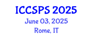 International Conference on Computer Science, Programming and Security (ICCSPS) June 03, 2025 - Rome, Italy
