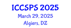 International Conference on Computer Science, Programming and Security (ICCSPS) March 29, 2025 - Algiers, Algeria
