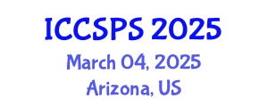 International Conference on Computer Science, Programming and Security (ICCSPS) March 04, 2025 - Arizona, United States