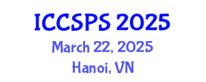 International Conference on Computer Science, Programming and Security (ICCSPS) March 22, 2025 - Hanoi, Vietnam