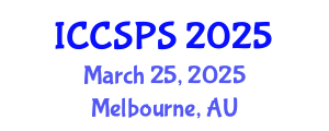 International Conference on Computer Science, Programming and Security (ICCSPS) March 25, 2025 - Melbourne, Australia
