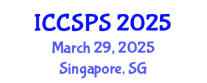 International Conference on Computer Science, Programming and Security (ICCSPS) March 29, 2025 - Singapore, Singapore