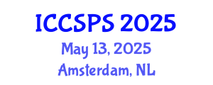 International Conference on Computer Science, Programming and Security (ICCSPS) May 13, 2025 - Amsterdam, Netherlands