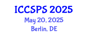 International Conference on Computer Science, Programming and Security (ICCSPS) May 20, 2025 - Berlin, Germany