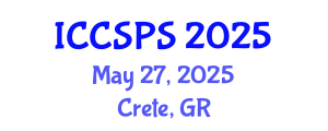 International Conference on Computer Science, Programming and Security (ICCSPS) May 27, 2025 - Crete, Greece