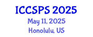 International Conference on Computer Science, Programming and Security (ICCSPS) May 11, 2025 - Honolulu, United States
