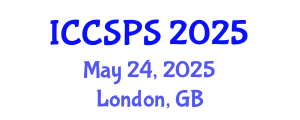 International Conference on Computer Science, Programming and Security (ICCSPS) May 24, 2025 - London, United Kingdom