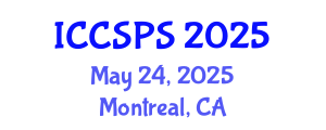 International Conference on Computer Science, Programming and Security (ICCSPS) May 24, 2025 - Montreal, Canada