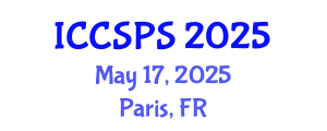 International Conference on Computer Science, Programming and Security (ICCSPS) May 17, 2025 - Paris, France