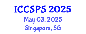International Conference on Computer Science, Programming and Security (ICCSPS) May 03, 2025 - Singapore, Singapore