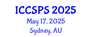 International Conference on Computer Science, Programming and Security (ICCSPS) May 17, 2025 - Sydney, Australia